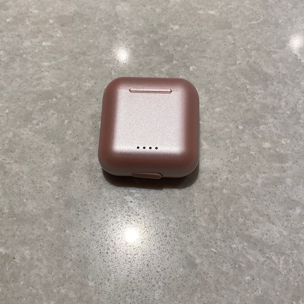 TOZO T6 Bluetooth wireless earbuds Color- Rose Gold (includes charger)